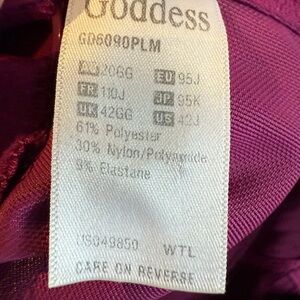 Goddess Purple Lingerie size 42J